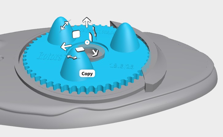 Rotors 3D CAD Detail